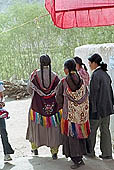 Ladakh - ladakhi attending the cham dances at Tak Tok monastery